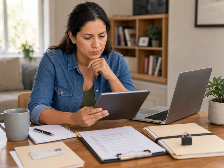 Community support team helping people with online access
